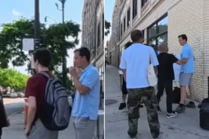 Um pastor e um grupo de evangelistas foram agredidos enquanto realizavam um evangelismo nos Estados Unidos. Foto: Reprodução/Instagram/Reformation Chicago