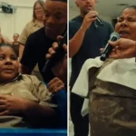 Uma detenta foi batizada durante um culto em uma prisão nos EUA e emocionou ao conduzir um momento de louvor e adoração a Deus. Foto: Reprodução/Instagram/God Behind Bars