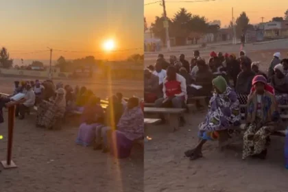 Cristãos na Angola acordam às 5h para estudar a Bíblia e demonstram fé e dedicação à Palavra de Deus antes de iniciar as atividades do dia. Foto: Reprodução/Instagram/natalinopolycarpo