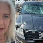Uma mulher sobreviveu a um tornado nos EUA após clamar a Deus pela própria vida enquanto estava presa dentro de seu carro. Foto: Reprodução/Facebook/Nancy Warner