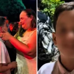 Um menino com problema de audição emocionou uma multidão ao testemunhar que foi curado durante uma cruzada da missão Aviva. Foto: Reprodução/Instagram/Leonardo Braga