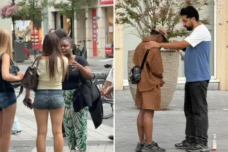 Evangelismo na Bélgica alcança 370 pessoas, com 107 decisões por Jesus, 11 curas e dois batismos durante maratona pelas ruas. Foto: Reprodução/Instagram/Go Revival Europe