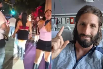 Evangelista é agredido durante pregação nas ruas da Califórnia, em mais um episódio de tensão envolvendo o evangelismo nos EUA. Foto: Reprodução/Instagram/David Ramirez