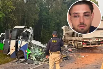 Jovem sobrevive a grave acidente no Paraná que deixou 23 mortos e atribui a Deus o livramento após a colisão. Foto: Captura de tela/YouTube/Jovem Pan