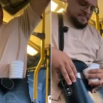 Evangelismo em ônibus leva café e uma mensagem de fé a passageiros no Rio Grande do Sul, mostrando que é possível falar de Jesus no cotidiano. Foto: Reprodução/Instagram/victor_missaors