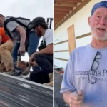 Mesmo com câncer terminal, um cristão continua servindo a Deus e ajuda voluntários da Samaritan's Purse a construir uma igreja no Alasca. Foto: Reprodução/Instagram/Samaritan's Purse