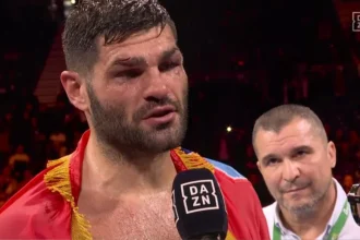 Campeão mundial, boxeador croata atribui vitória a Jesus e afirma ter recebido força do Espírito Santo durante a luta. Foto: Reprodução/YouTube/ DAZN Boxing