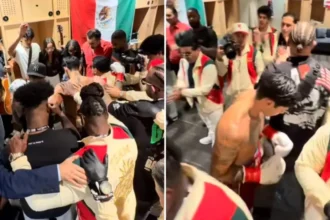 Lutador de boxe americano recebe oração antes de disputar cinturão mundial e vence britânico por nocaute técnico no segundo round. Foto: Reprodução/Instagram/Ryan Garcia