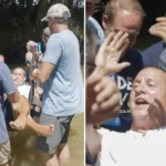 Homem com paralisia é batizado nos EUA com ajuda de irmãos da igreja e emociona fiéis ao demonstrar sua fé e determinação em seguir Jesus. Foto: Parkway Baptist Church